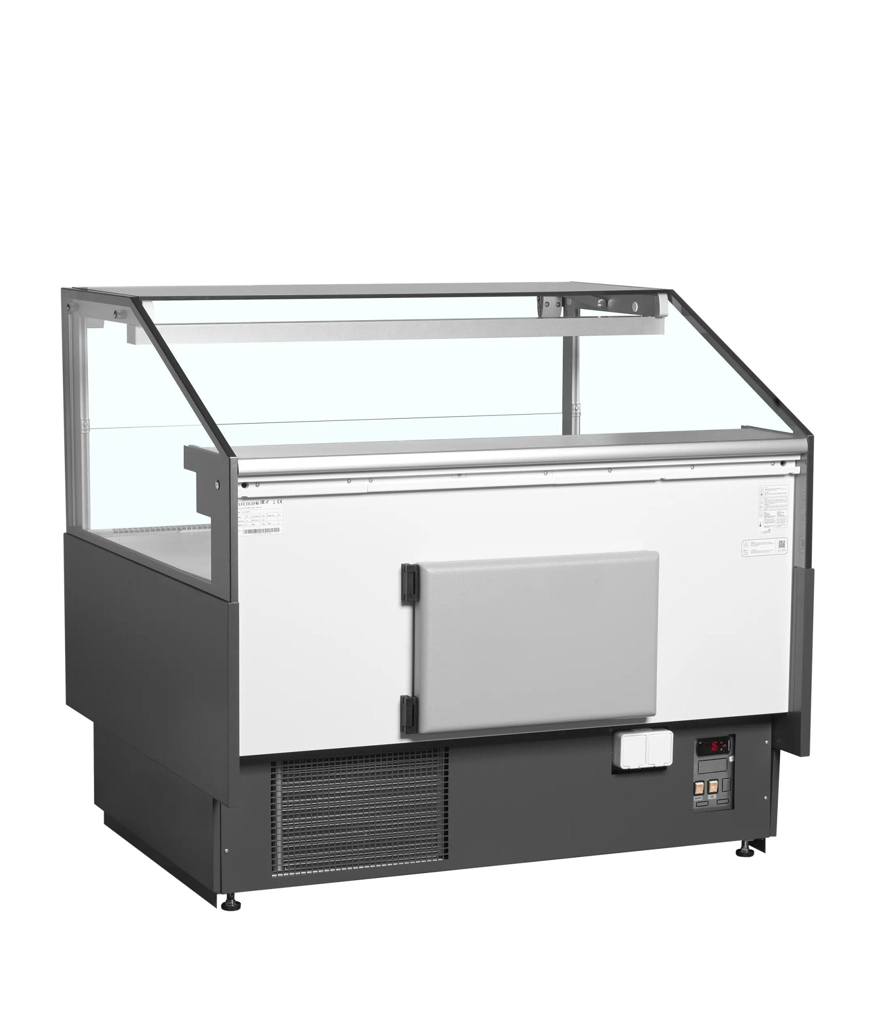 TEFCOLD Vitrina expositora refrigerada con reserva ancho 130 cm SOCA12590A - FrigeriaHosteleria.com