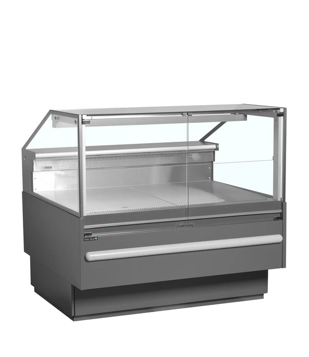 TEFCOLD Vitrina expositora refrigerada con reserva ancho 130 cm SOCB12582A - FrigeriaHosteleria.com