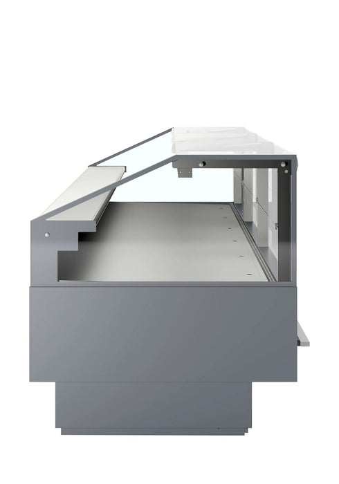 TEFCOLD Vitrina expositora refrigerada con reserva ancho 130 cm SOCB12582A - FrigeriaHosteleria.com