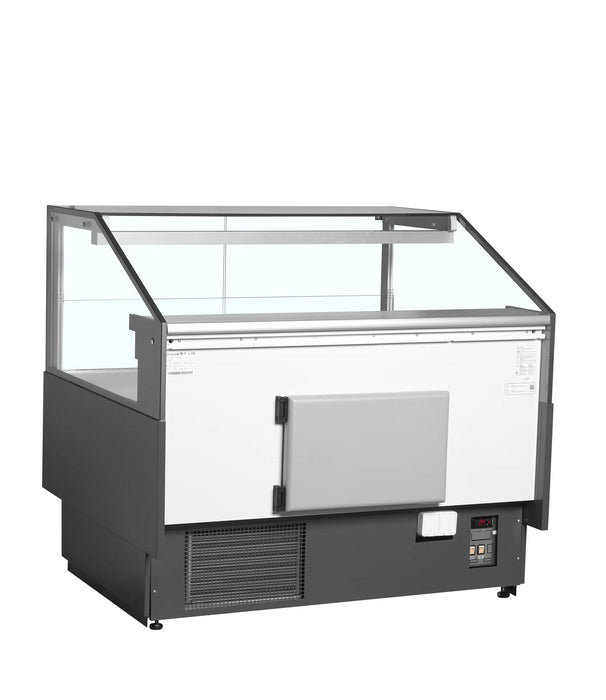 TEFCOLD Vitrina expositora refrigerada con reserva ancho 130 cm SOCB12582A