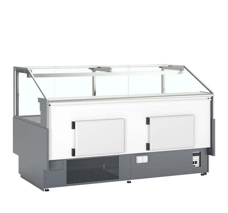 TEFCOLD Vitrina expositora refrigerada con reserva ancho 190 cm SOCB18782A - FrigeriaHosteleria.com