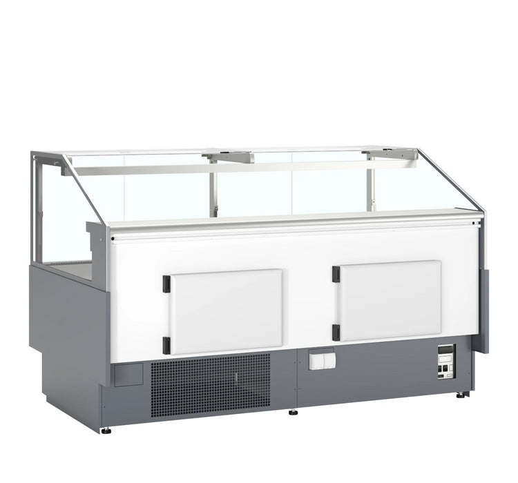 TEFCOLD Vitrina expositora refrigerada con reserva ancho 190 cm SOCB18782A