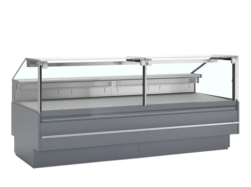 TEFCOLD Vitrina expositora refrigerada con reserva ancho 255 cm SOCA25090A - FrigeriaHosteleria.com