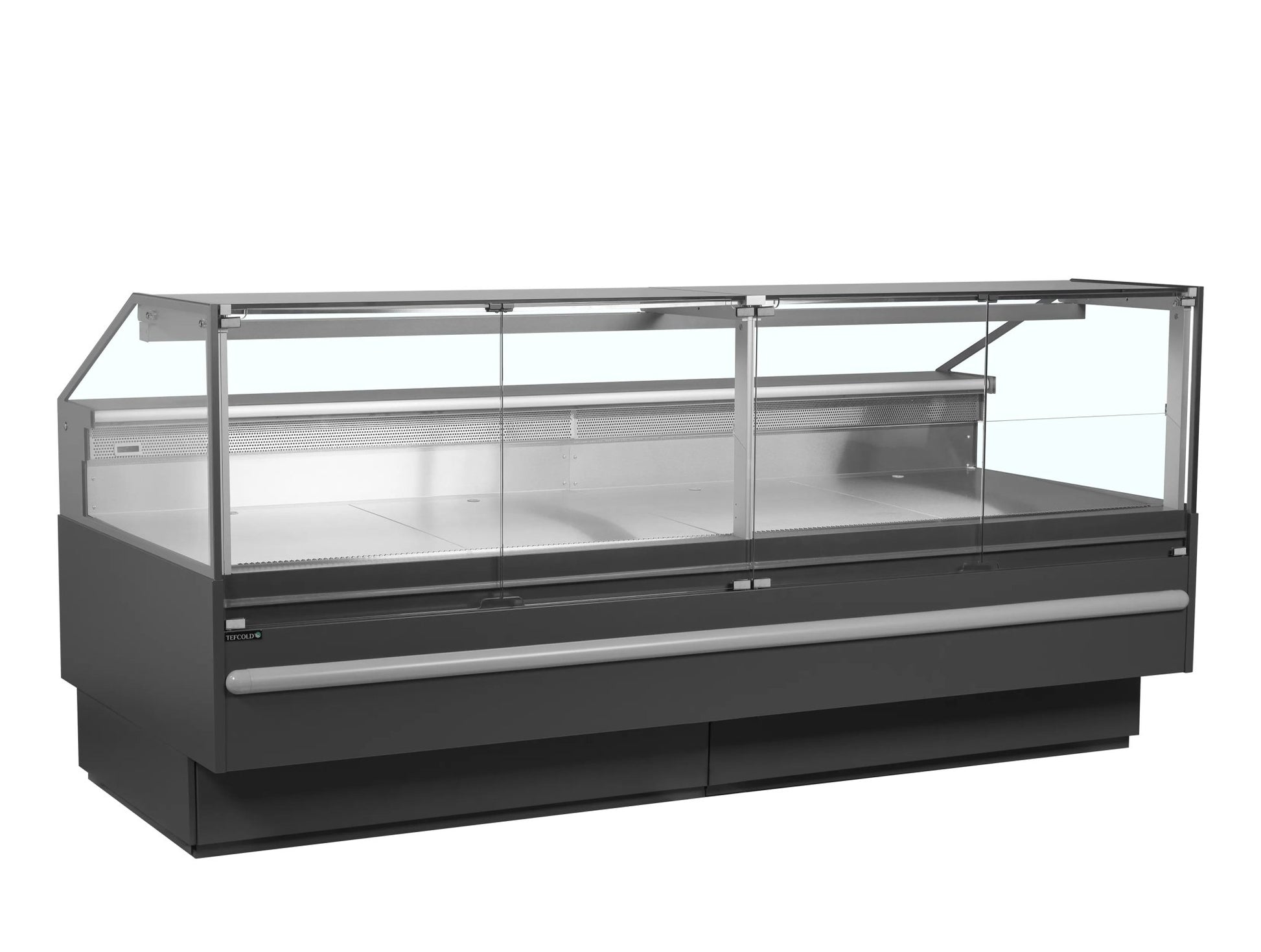 TEFCOLD Vitrina expositora refrigerada con reserva ancho 255 cm SOCB25082A - FrigeriaHosteleria.com