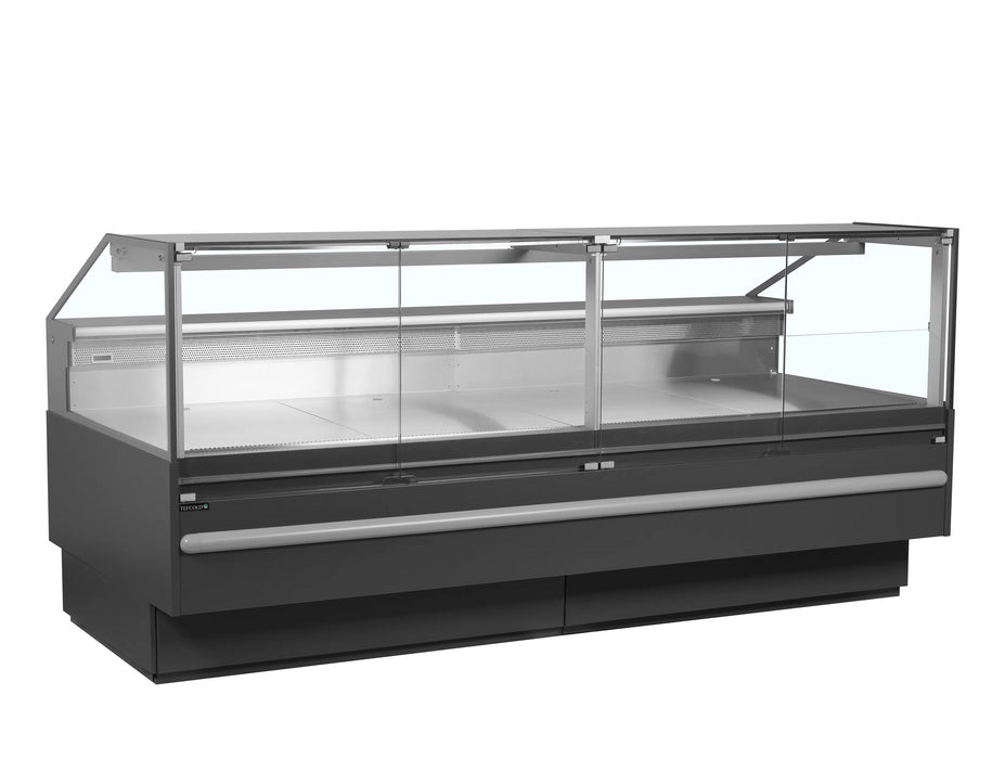 TEFCOLD Vitrina expositora refrigerada con reserva ancho 255 cm SOCB25082A