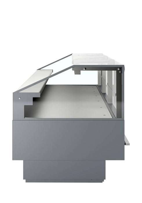 TEFCOLD Vitrina expositora refrigerada con reserva ancho 255 cm SOCB25082A