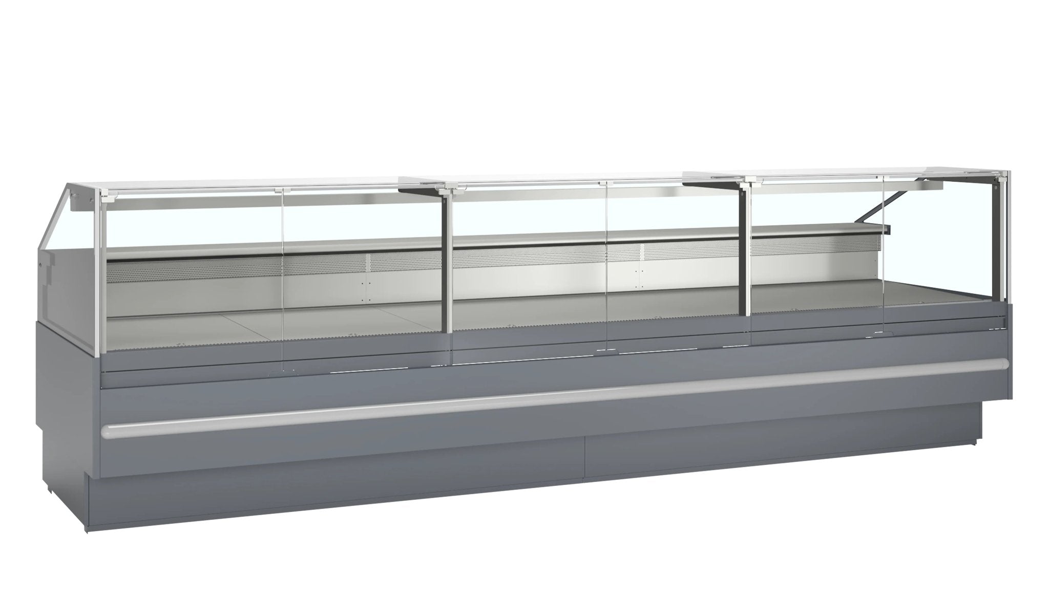 TEFCOLD Vitrina expositora refrigerada con reserva ancho 376 cm SOCB37582A - FrigeriaHosteleria.com