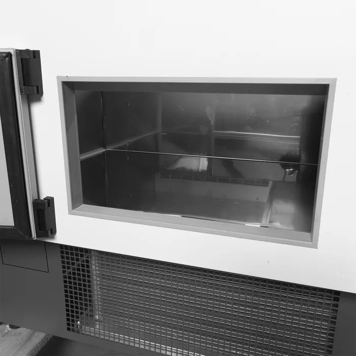 TEFCOLD Vitrina expositora refrigerada con reserva ancho 376 cm SOCB37582A - FrigeriaHosteleria.com