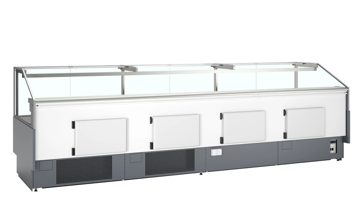 TEFCOLD Vitrina expositora refrigerada con reserva ancho 376 cm SOCB37582A - FrigeriaHosteleria.com