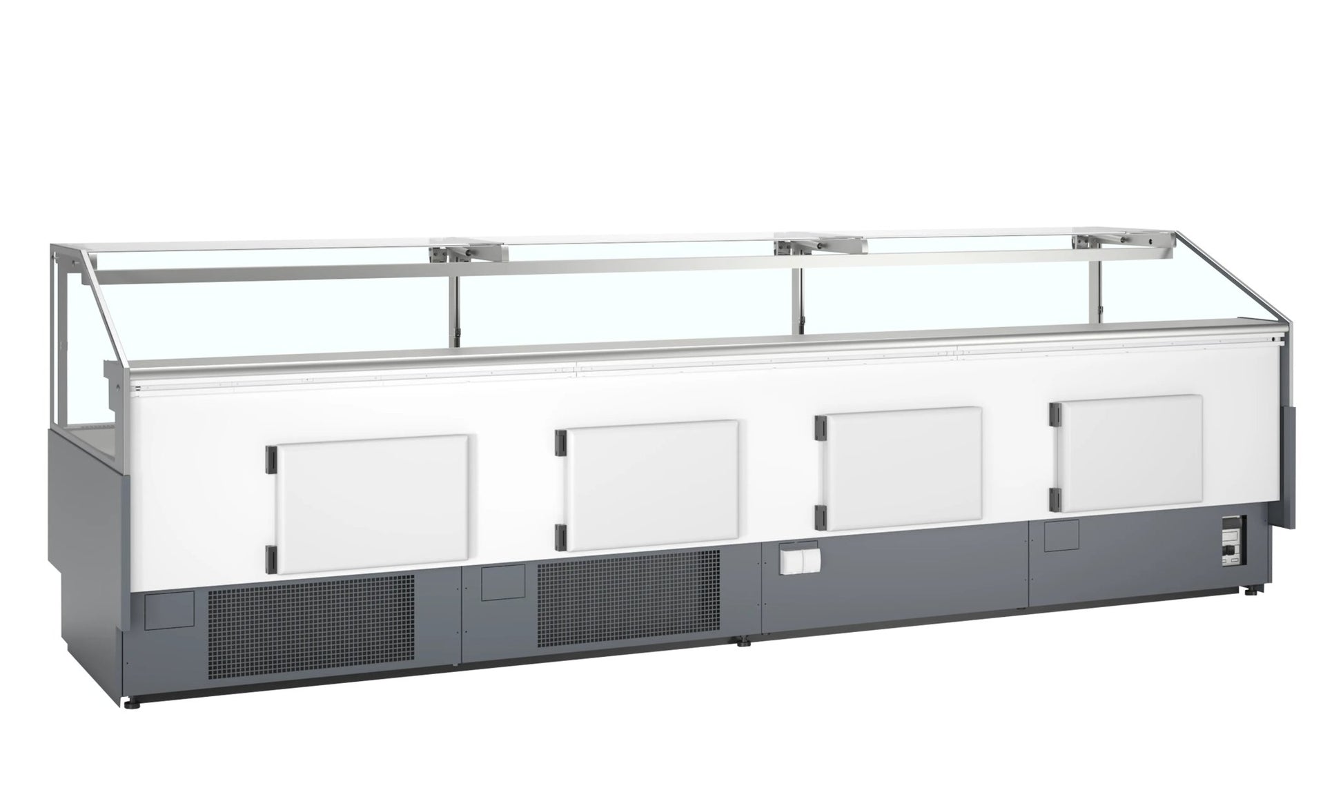 TEFCOLD Vitrina expositora refrigerada con reserva ancho 380 cm SOCA37590A - FrigeriaHosteleria.com