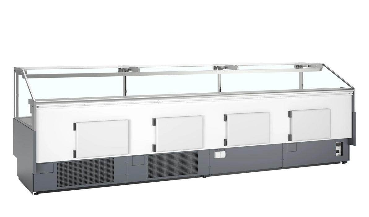 TEFCOLD Vitrina expositora refrigerada con reserva ancho 380 cm SOCA37590A