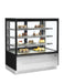 TEFCOLD Vitrina refrigerada cristal recto ancho 120 cm 3 estantes LPD1203F/BLACK - FrigeriaHosteleria.com
