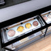 TEFCOLD Vitrina refrigerada cristal recto ancho 150 cm 2 estantes LPD1500F/BLACK - FrigeriaHosteleria.com