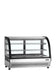 TEFCOLD Vitrina refrigerada sobremostrador cristal curvo ancho 90 cm LCT900C/BLACK - FrigeriaHosteleria.com