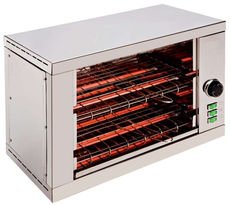 Tostador 2 pisos sin temporizador 3000W TD2 - FrigeriaHosteleria.com