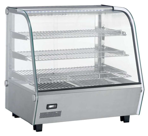 Vitrina caliente sobremostrador ancho 68 120 litros XCR - 120L - FrigeriaHosteleria.com