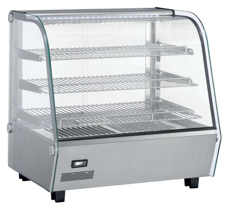 Vitrina caliente sobremostrador ancho 68 120 litros XCR - 120L - FrigeriaHosteleria.com
