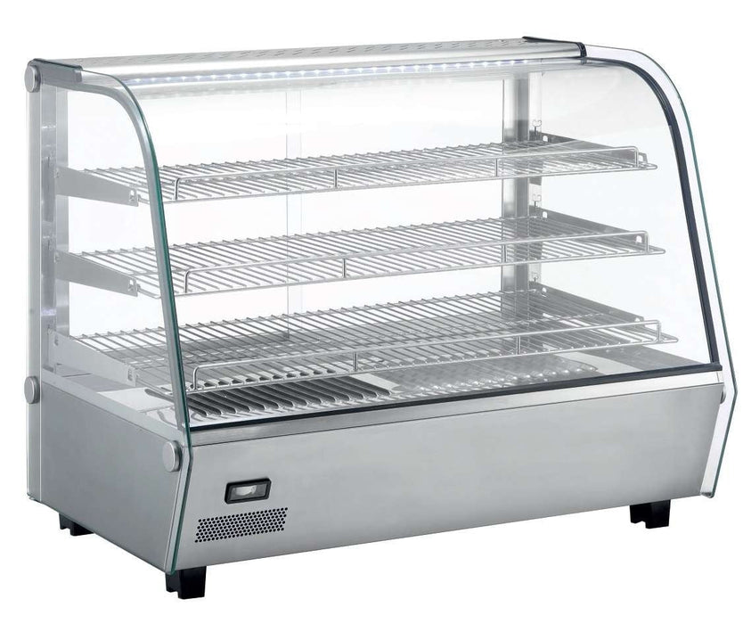 Vitrina caliente sobremostrador ancho 86 XCR - 160L - FrigeriaHosteleria.com