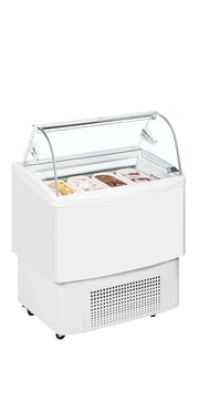 Vitrina de helados frío ventilado 4, 6 y 7 cubetas ISA Fiji