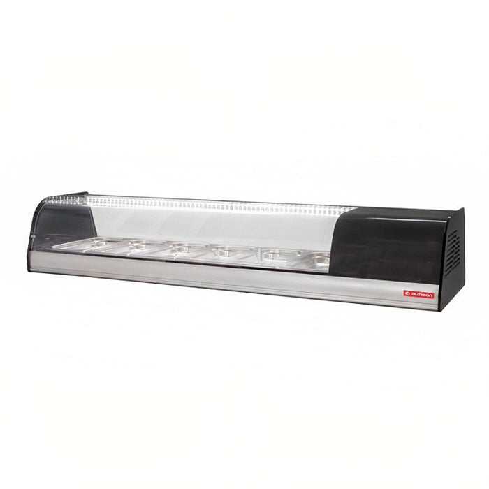 Vitrina de tapas refrigerada con cubetas ALMISON ALME - 1P - FrigeriaHosteleria.com