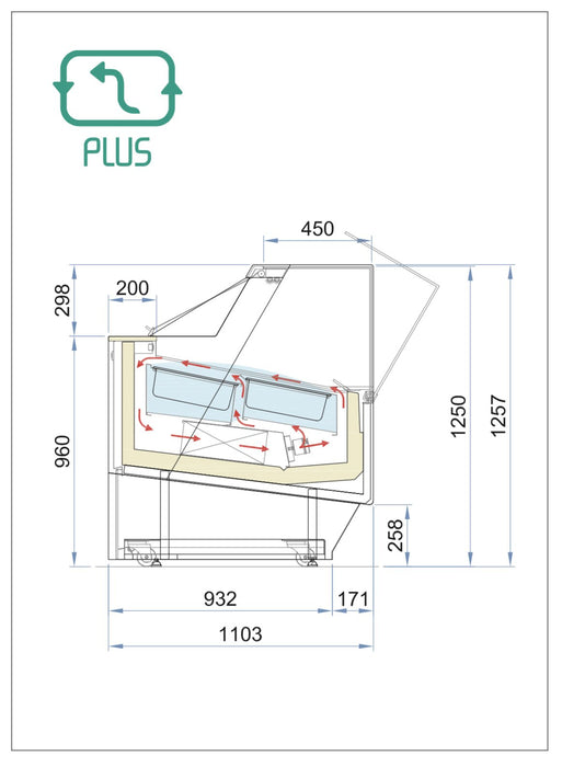 Vitrina expositora de helados ISA DIVA - FrigeriaHosteleria.com