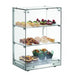 Vitrina expositora neutra 3 pisos base inoxidable ancho 41 XCZ - 60L - FrigeriaHosteleria.com