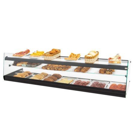Vitrina expositora neutra triple piso ancho 110 ARILEX NEUTRA TRIPLE 11 - FrigeriaHosteleria.com