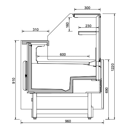 Vitrina expositora panadería INFRICO VMG P Magnus - FrigeriaHosteleria.com