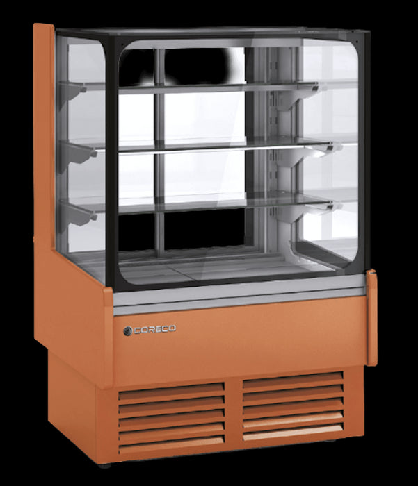 Vitrina refrigeración ventilada para pasteles cristal recto CORECO VSS-6-R