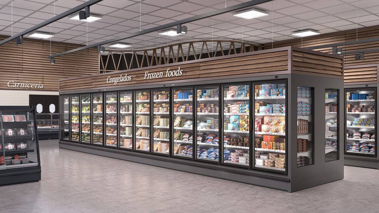 Vitrina mural congelación grupo en techo fondo 78 INFRICO MN2PBTUL1 - FrigeriaHosteleria.com