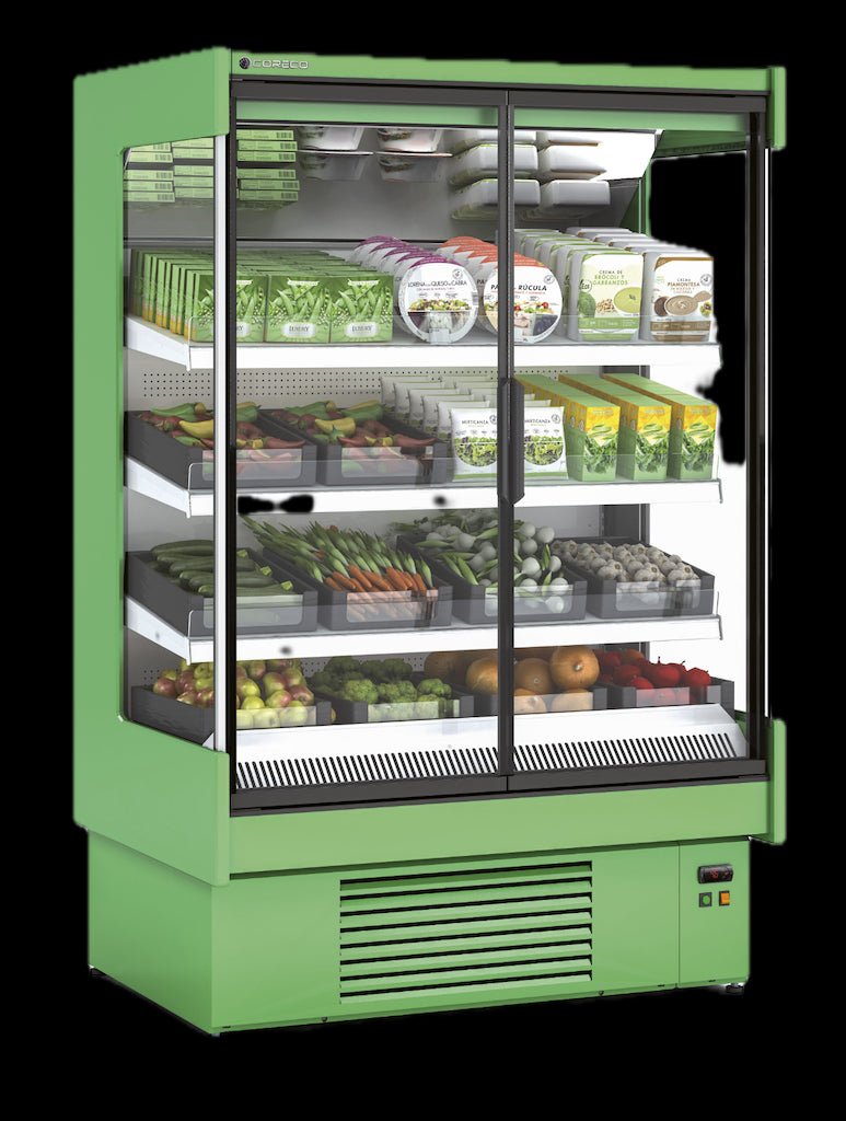 Vitrina mural refrigerado con puertas fondo 80 CORECO CDG1 H1 - FrigeriaHosteleria.com