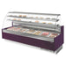 Vitrina pastelera refrigeración ventilada con reserva cristal curvo INFRICO VGL - C Glace - FrigeriaHosteleria.com