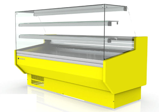 Vitrina pastelería frío estático cristal recto fondo 94 CORECO S - Line CVEPD - 9 - RR - FrigeriaHosteleria.com