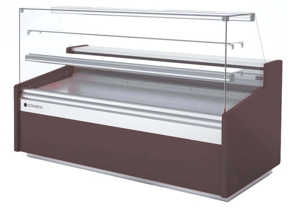 Vitrina pastelería refrigerada con reserva 2 estantes fondo 96 CORECO CVEP-9-RC Delicatessen