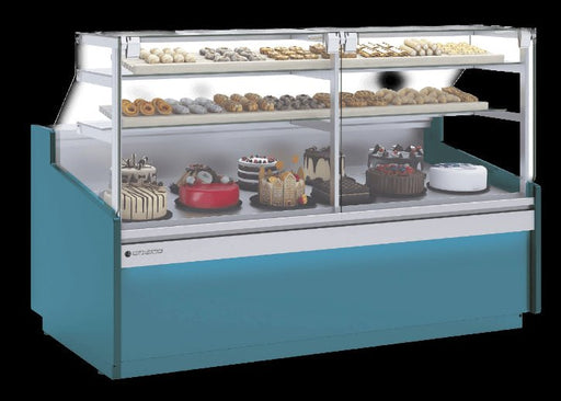 Vitrina pasteles refrigeración ventilada con reserva fondo 110 CORECO CVEPR - 10E - RC - TF Delicatessen - FrigeriaHosteleria.com