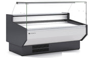 Vitrina refrigeración estática con reserva cristal recto fondo 94 CORECO S - Line CVED - 9 - RR - FrigeriaHosteleria.com