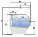Vitrina refrigeración estática con reserva cristal recto fondo 94 CORECO S - Line CVED - 9 - RR - FrigeriaHosteleria.com