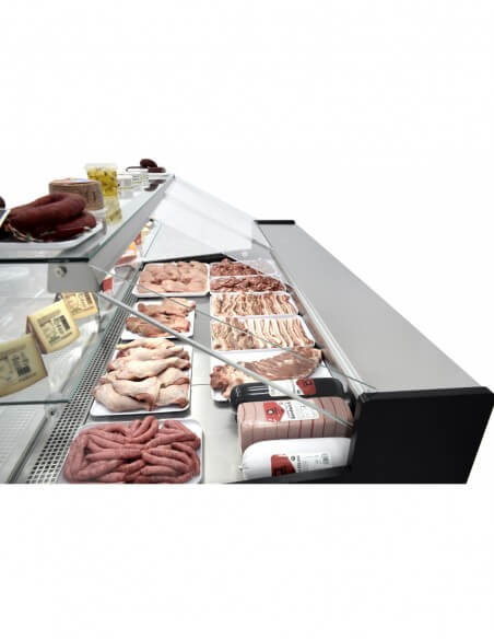 Vitrina refrigeración ventilada ancho 250 fondo 110 VRV - 250 - XL - FrigeriaHosteleria.com