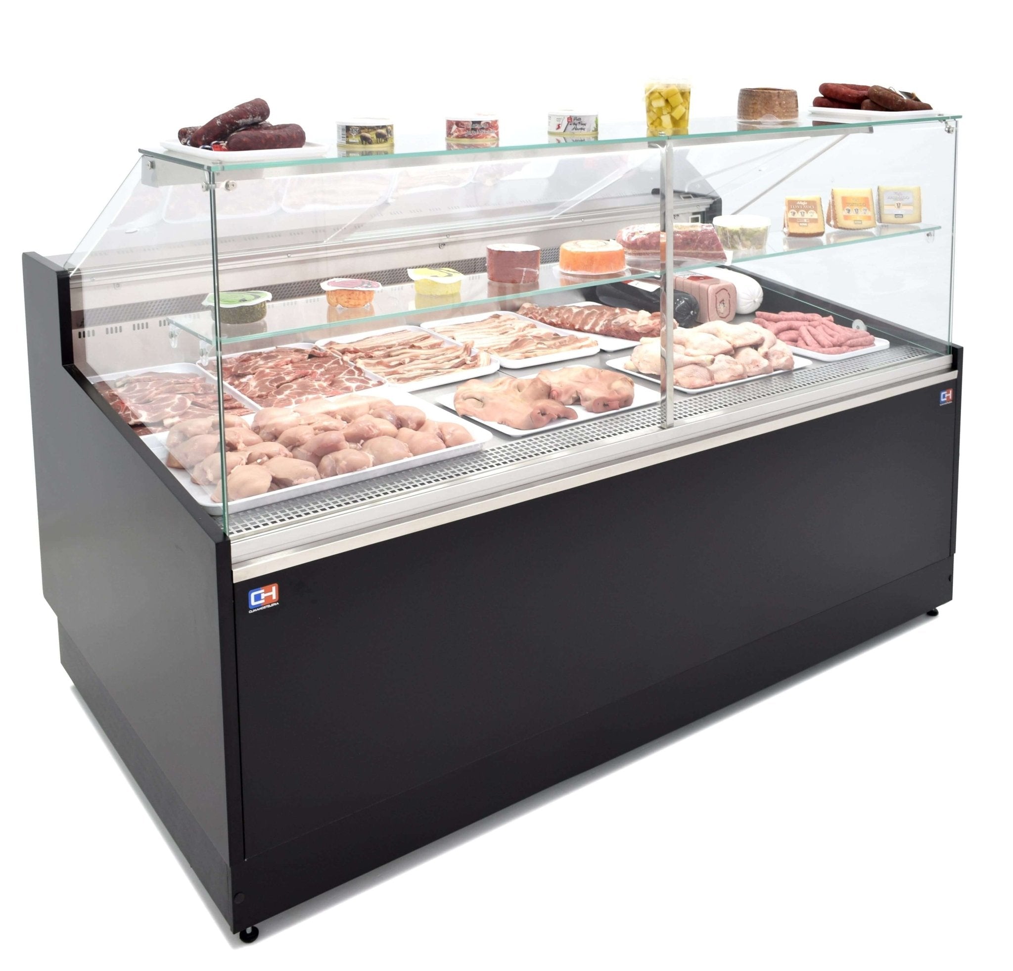 Vitrina refrigeración ventilada ancho 250 fondo 110 VRV - 250 - XL - FrigeriaHosteleria.com