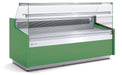 Vitrina refrigeración ventilada con reserva cristal recto fondo 96 CORECO CVE - 9 - RC - TF Delicatessen - FrigeriaHosteleria.com