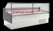 Vitrina refrigeración ventilada cristal recto con reserva fondo 122 CORECO CVE - 12 - RR - TF - FrigeriaHosteleria.com