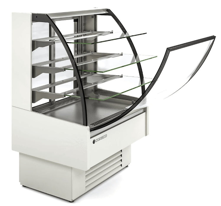 Vitrina refrigeración ventilada para pasteles cristal curvo CORECO VSS - 6 - C - FrigeriaHosteleria.com