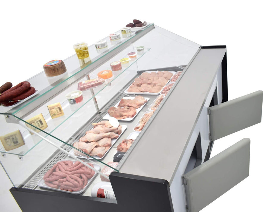 Vitrina refrigerada ancho 150 fondo 110 frío ventilado VRV - 150 - XL - FrigeriaHosteleria.com