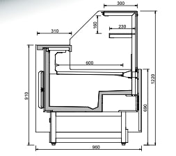 INFRICO Vitrina refrigerada pasteles VMG RU Magnus
