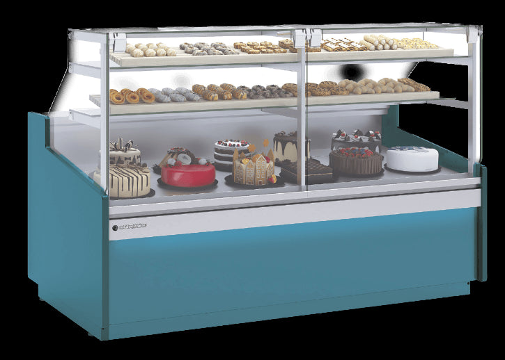 Vitrina refrigerada pasteles con reserva fondo 110 CORECO CVEPR-10E-RC-TF Delicatessen