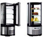 Vitrina refrigerada redonda sobremostrador con 3 estantes XC105R - FrigeriaHosteleria.com
