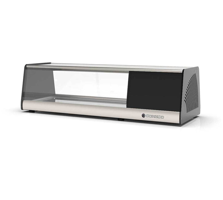 Vitrina refrigerada Sushi con cubetas 1/3 cristal recto Coreco BPCS - I - FrigeriaHosteleria.com