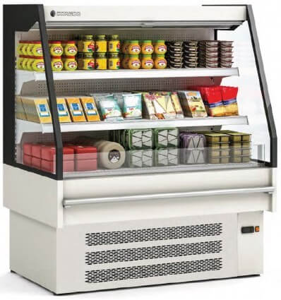 Vitrina semimural refrigerado sin puertas CORECO CSVS1 - M2 - FrigeriaHosteleria.com