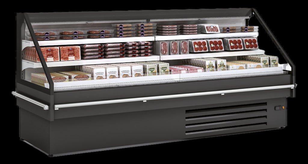 Vitrina semimural refrigerado sin puertas fondo 87 CORECO CPPS11354 - M - FrigeriaHosteleria.com