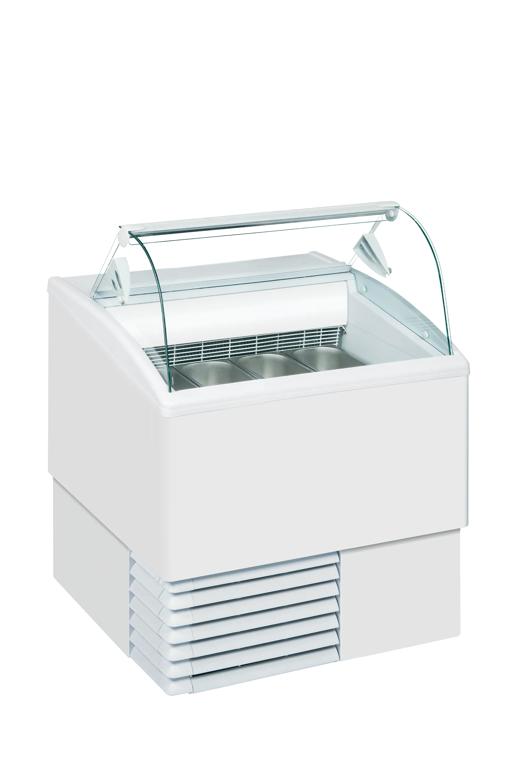 Vitrina de helados capacidad 4 a 7 cubetas ISA Isetta